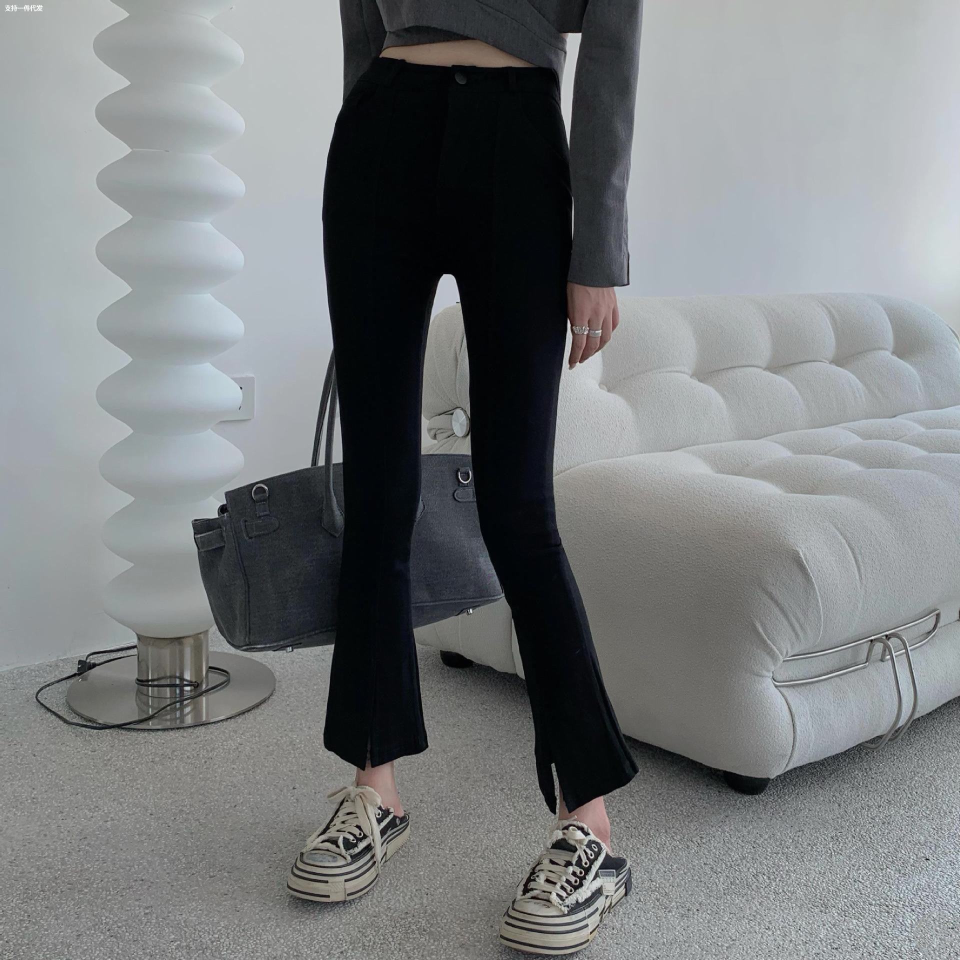 Leggings All-match Micro-flare Cropped Pants