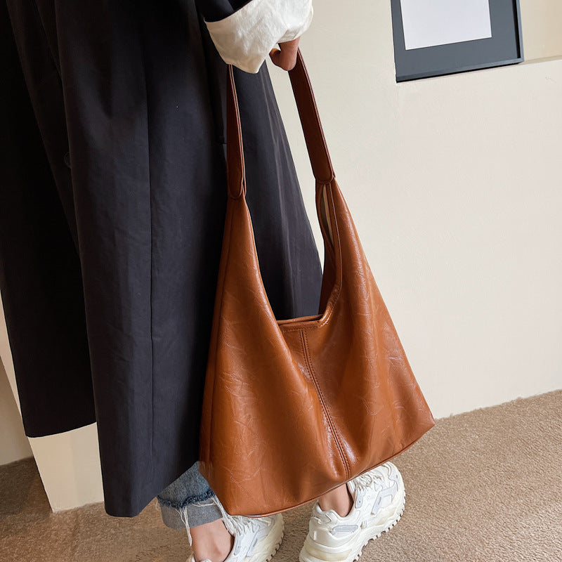 2pcs Composite Bag Fashion Shoulder Bag With Clutch Bag Casual Commuting Large Capacity Hobo Tote Bags Women - Clothing