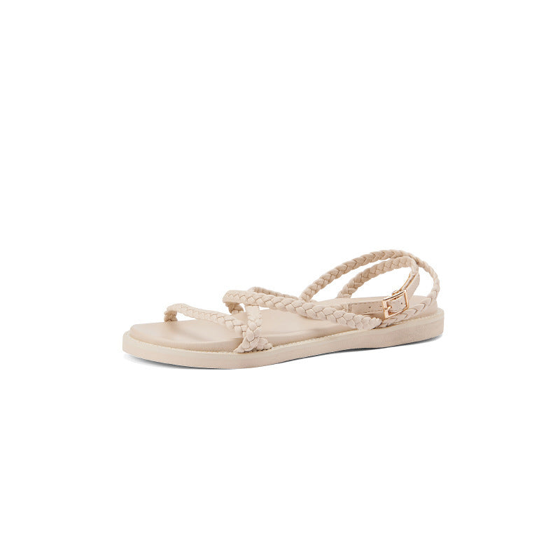 Strap Casual Flat Low Heel Sandals Korean Version