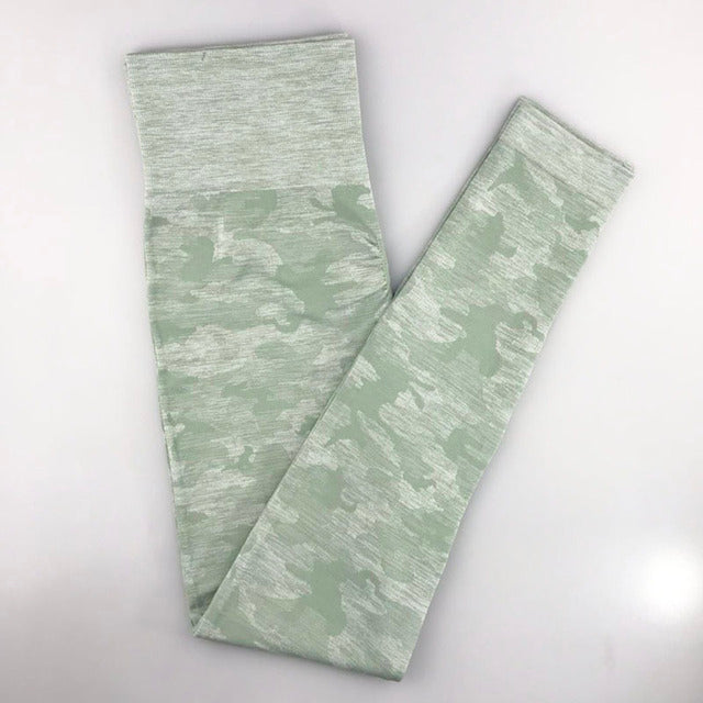 Colors Drop Shipping Seamless Camouflage Leggings High