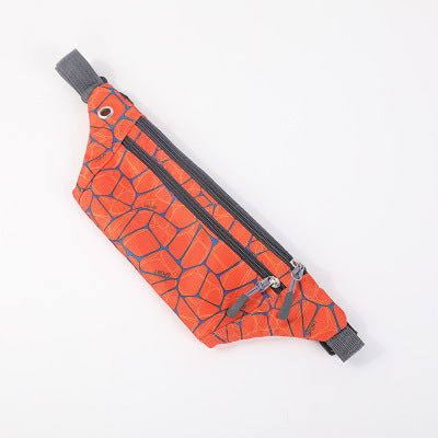 Large-capacity outdoor cycling sports pocket chest bag - orange - Clothing