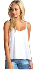 Loose irregular tops solid color short paragraph bottoming shirt women - Clothing