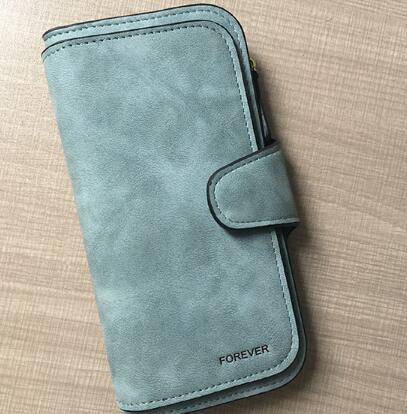 Brand Leather Women Wallet High Quality Design Hasp Solid Color Card Bags Long Female Purse 4 Colors Ladies Clutch