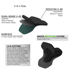 Darevie Padded Cycling Bib Shorts – Breathable Design with Phone Pockets