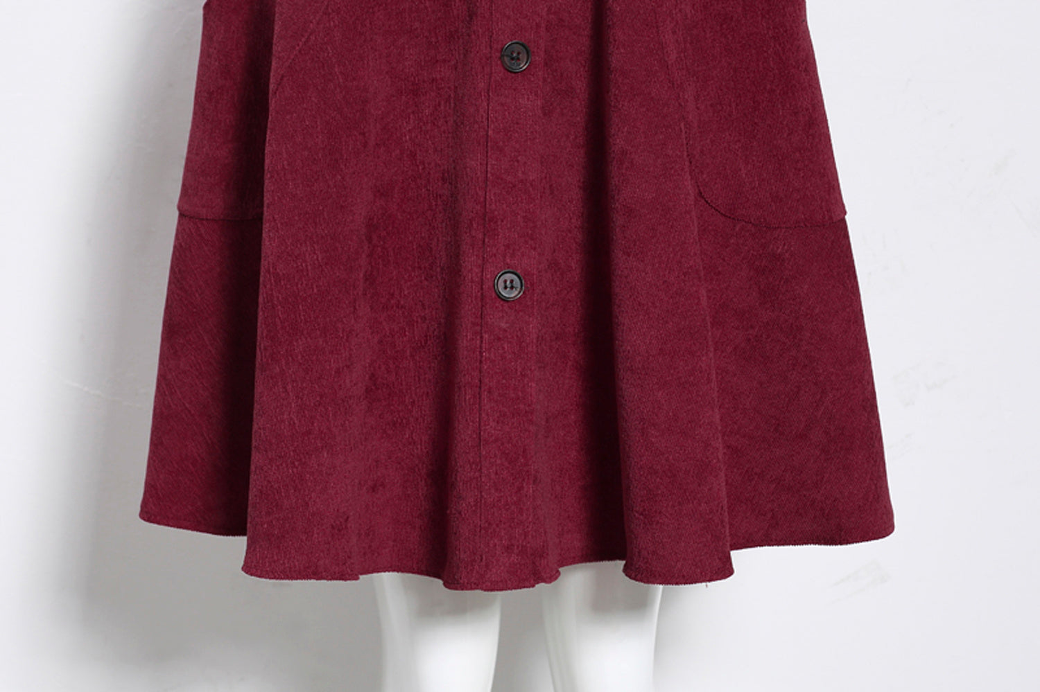 Hong Kong style niche retro corduroy skirt