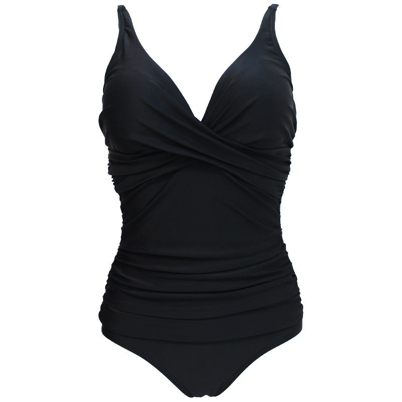 Triangle One-piece Swimsuit Women's Shoulder European And American Sexy