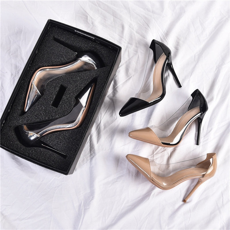 New Net Red Girl All-Match High Heels