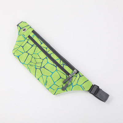 Large-capacity outdoor cycling sports pocket chest bag - Light green - Clothing