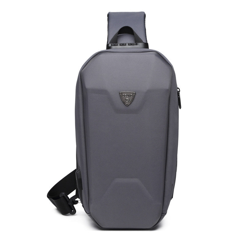 New Mini Crossbody Bag Street Trend Student - Grey - Clothing