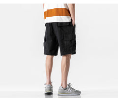 Summer New Men's Loose Five-Point Pants