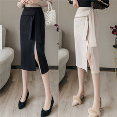 Fashion Lace Mid-length Skirt Slim One Step Hip Skirt