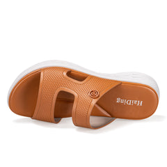 Bohemian Thick-Soled Casual Beach Solid Color Slippers Women