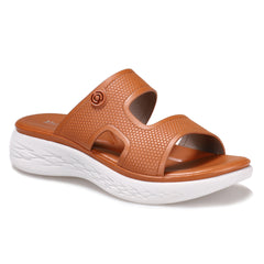 Bohemian Thick-Soled Casual Beach Solid Color Slippers Women