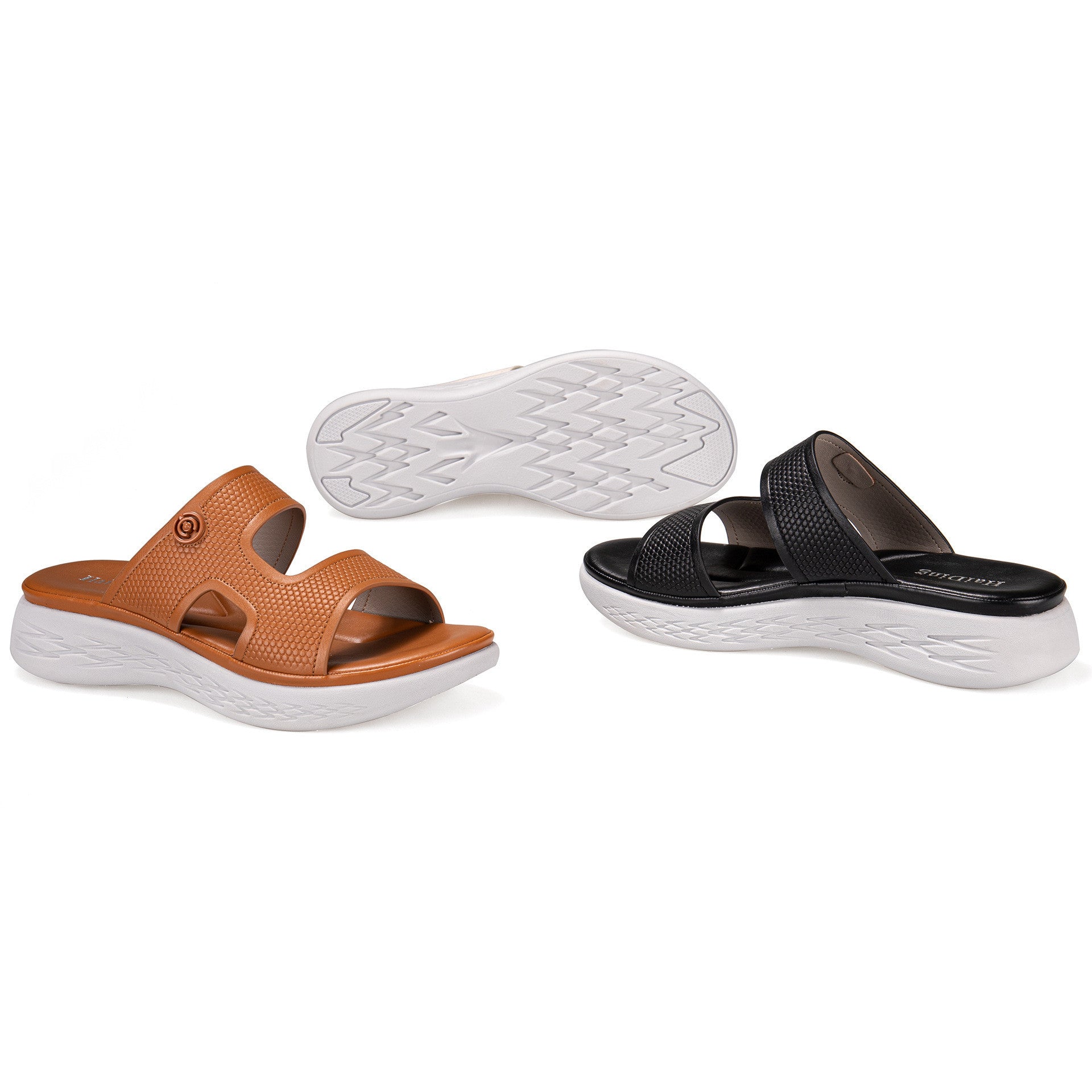 Bohemian Thick-Soled Casual Beach Solid Color Slippers Women