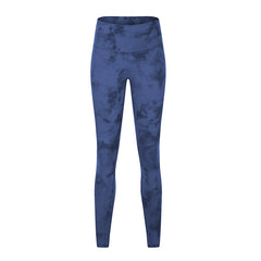 Nude High-Waist Hip-lifting Elastic Fitness Exercise Nine-point Toga Pants