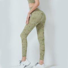 European And American Fashion High Waist Abdomen Training Tight Exercise Fitness Pants
