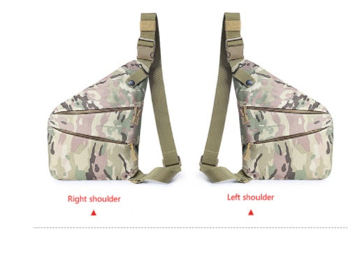 Multi-function Storage Gun Bag Close-fitting One-shoulder Anti-theft Bag - Camouflage / Left - Clothing