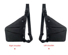 Multi-function Storage Gun Bag Close-fitting One-shoulder Anti-theft Bag - Black / Left - Clothing