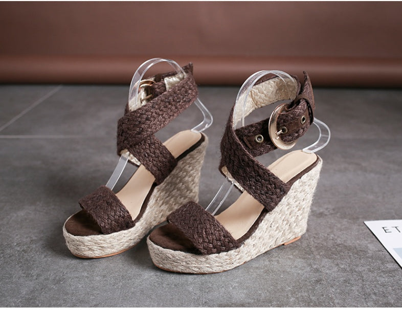 Roman Buckle Bohemian Women'S Sandals