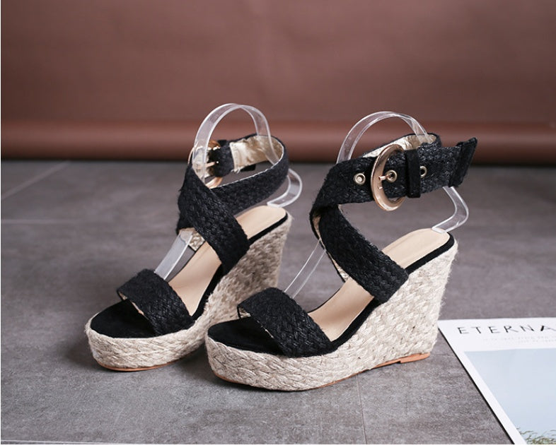 Roman Buckle Bohemian Women'S Sandals