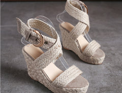 Roman Buckle Bohemian Women'S Sandals