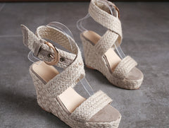 Roman Buckle Bohemian Women'S Sandals
