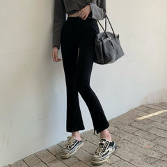 Leggings All-match Micro-flare Cropped Pants