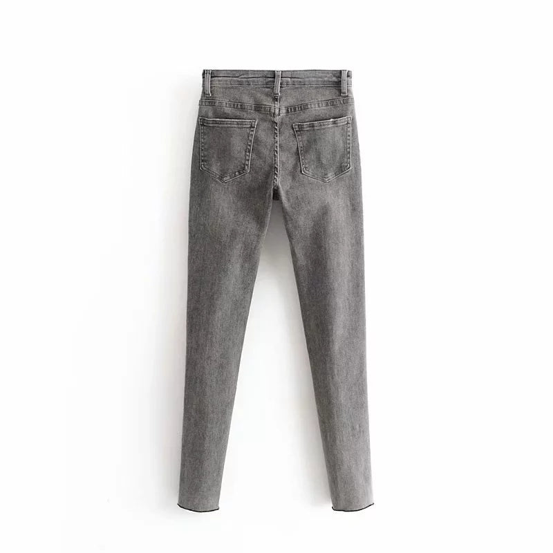 Brushed Skinny Jeans for Women