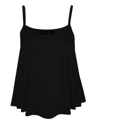 Loose irregular tops solid color short paragraph bottoming shirt women - Black / L - Clothing