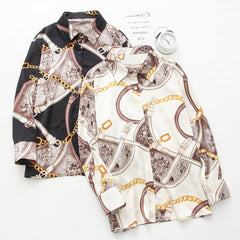 Chiffon sunscreen short sleeve shirt women - Shirt