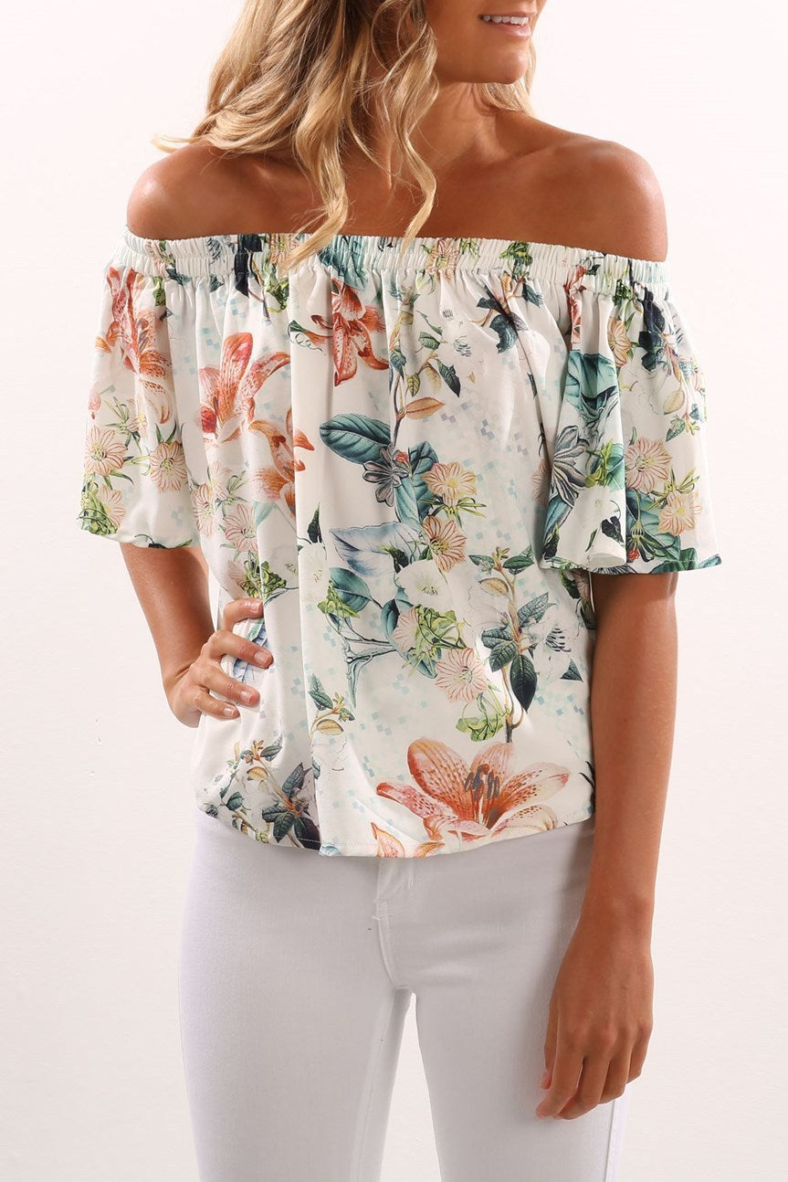 Women's one-shoulder top