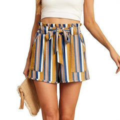 Women's Short Belt Pocket Summer Casual