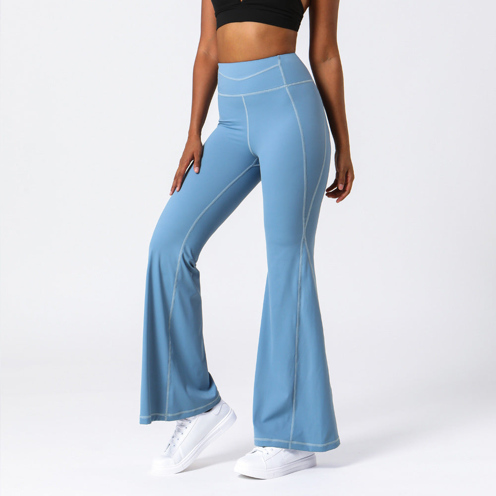 Women's Loose Nude High Waist Yoga Pants