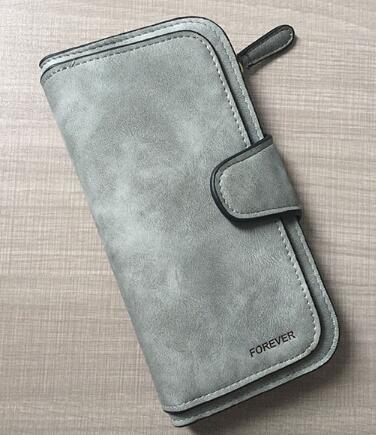 Brand Leather Women Wallet High Quality Design Hasp Solid Color Card Bags Long Female Purse 4 Colors Ladies Clutch