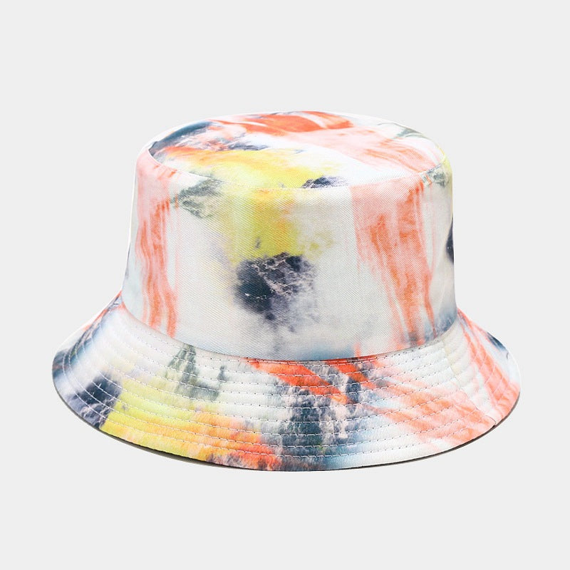 Summer Outdoor Tie-dyed Double-sided Sun Protection Hat - 4 Colors / M - Hat