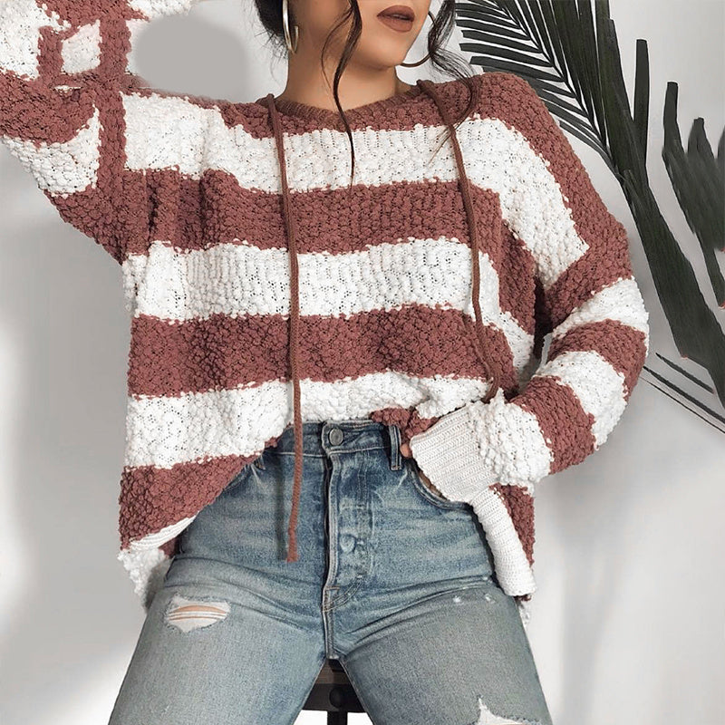 Women's striped sweater
