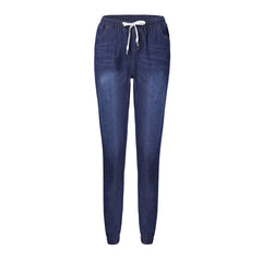 Casual Stretch Jogger Pants for Women – Elastic Waist with Drawstring