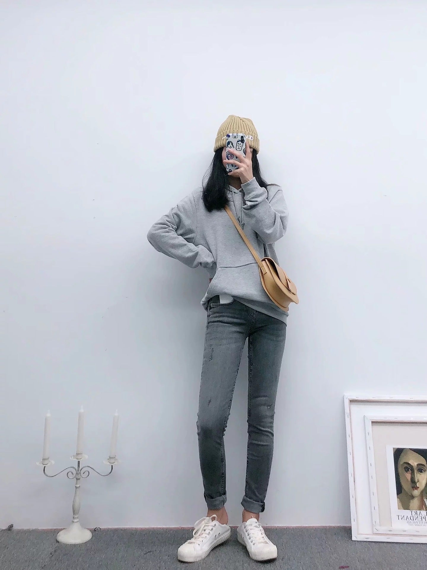 Brushed Skinny Jeans for Women