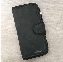 Brand Leather Women Wallet High Quality Design Hasp Solid Color Card Bags Long Female Purse 4 Colors Ladies Clutch