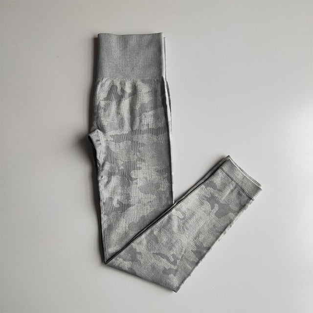 Colors Drop Shipping Seamless Camouflage Leggings High