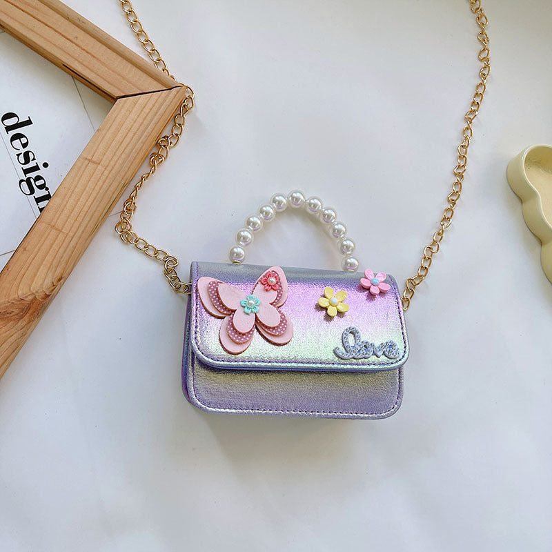 Children’s Bags Autumn New Shoulder Bag - Purple - Clothing