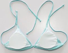 Women's Summer Triangle Bikini Set – Sexy 2-Piece Swimsuit with Halter Neck and Padded Top, Available in 9 Colors