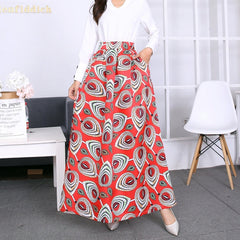 New Women's Half-length Printed With Large Skirt