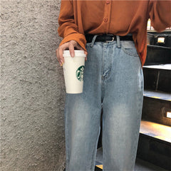 Women’s Wide-Leg Denim Pants – Full Length