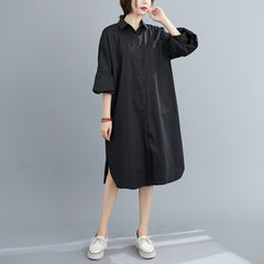 Mid-length puff sleeve shirt - Black / One size - Hat