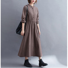 Fall New Fashion Waist Thin Section Mid-Length Section - Coffee / L - Hat