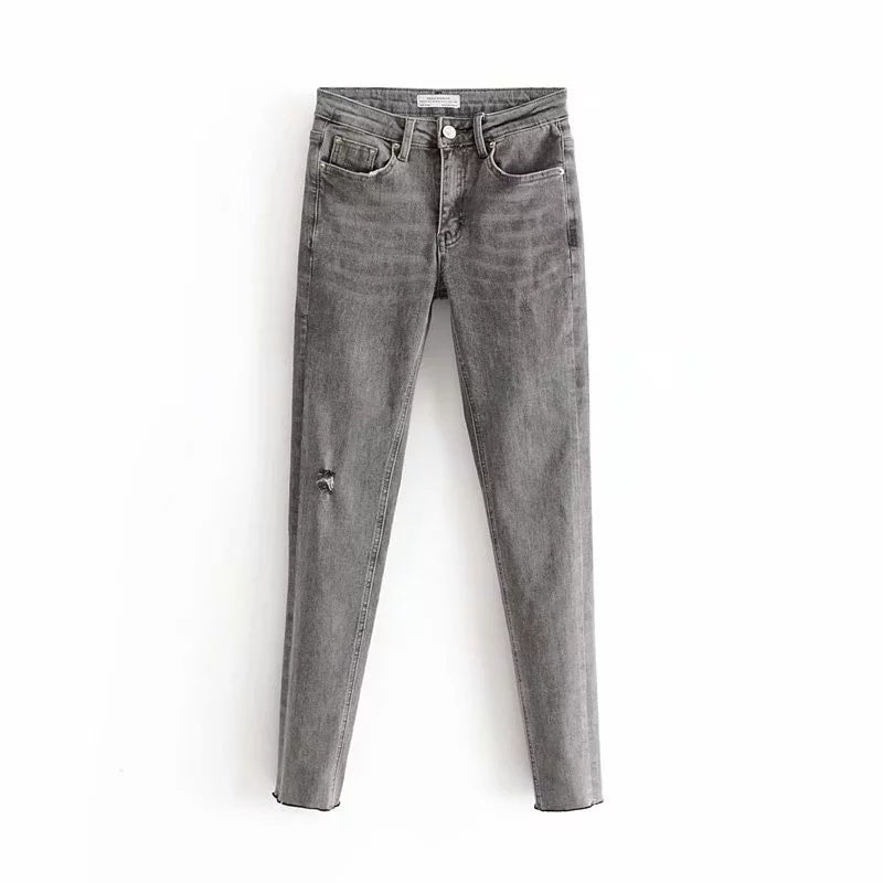Brushed Skinny Jeans for Women