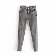 Brushed Skinny Jeans for Women
