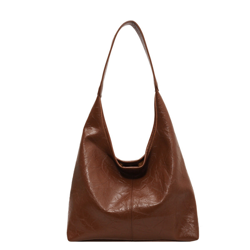2pcs Composite Bag Fashion Shoulder Bag With Clutch Bag Casual Commuting Large Capacity Hobo Tote Bags Women - Dark