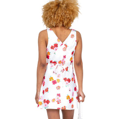 V-neck Floral Print Elegance Sleeveless Tank Dress